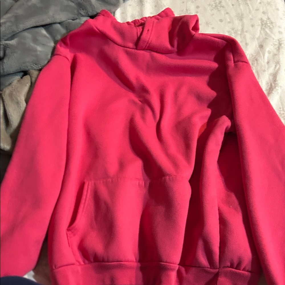 Vibrant Pink Hoodie